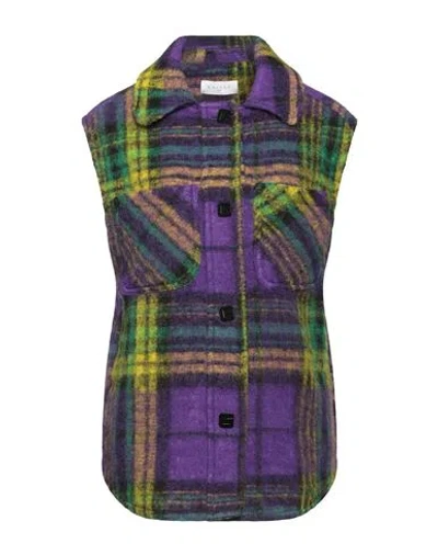 Gaelle Paris Gaëlle Paris Woman Vest Purple Size 4 Wool, Polyester