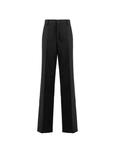 Gaelle Paris Pressed-crease Tailored Trousers In Black