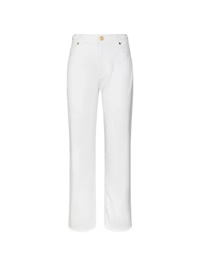 Gaelle Paris Side-clamp Jeans In White