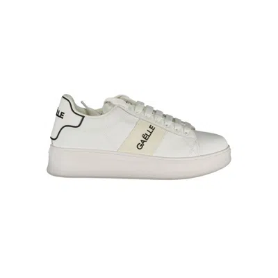 Gaelle Paris White Polyurethane Men Men's Sneaker