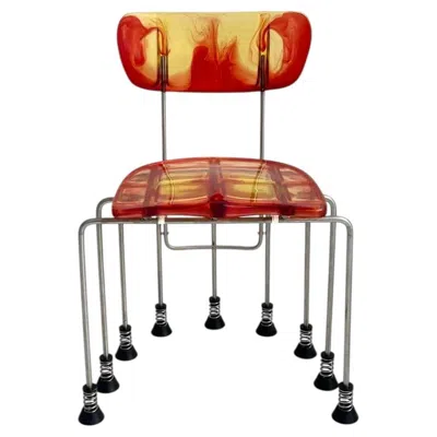 Pre-owned Gaetano Pesce Broadway 9 Legs Chair By  For Bernini, 1993 In Brown
