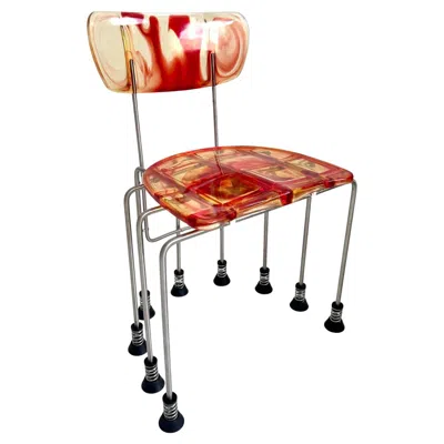 Pre-owned Gaetano Pesce Broadway 9 Legs Chair By  For Bernini, 1993 In Sand