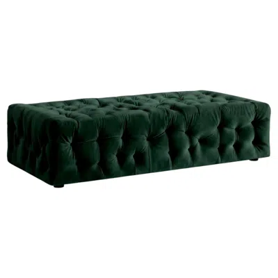 Pre-owned Gaetano Pesce Capitonn� Ottoman La Michetta Pouf By  For Meritalia Velvet Musk In Black