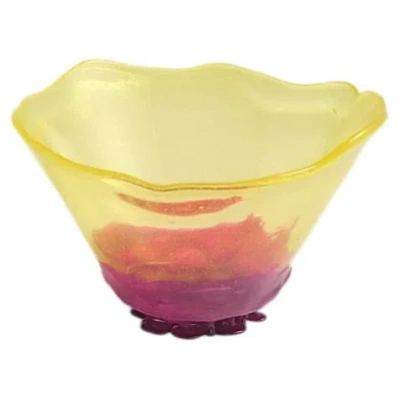 Pre-owned Gaetano Pesce Edizioni Del Pesce Meritalia Big Surprise 2 Small Vase By  - Yellow