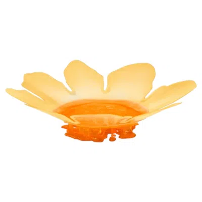 Pre-owned Gaetano Pesce Edizioni Del Pesce Meritalia Flower Vase Large - Storage Basket By  In Orange
