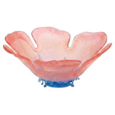 Pre-owned Gaetano Pesce Edizioni Del Pesce Meritalia Flower Vase Small - Storage Basket By  In Pink