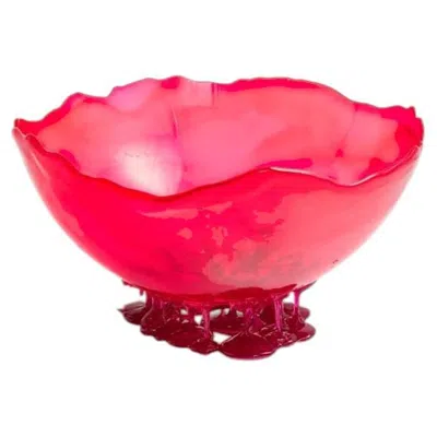 Pre-owned Gaetano Pesce Edizioni Del Pesce Meritalia Half Ball Large Vase Storage Basket -  In Red