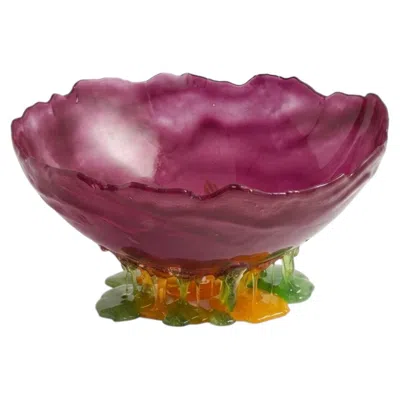 Pre-owned Gaetano Pesce Edizioni Del Pesce Meritalia Half Ball Small Vase Storage Basket -  In Brown