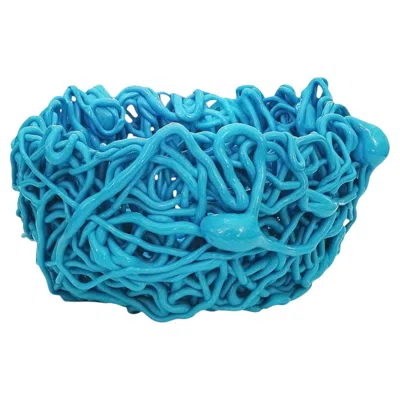 Pre-owned Gaetano Pesce For Meritalia, "senza Fine" Series Centerpiece, Italy, 2000s In Blue