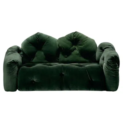 Pre-owned Gaetano Pesce For Meritalia "sof� Michetta 210" Italian Sculptural Sofa - Forest In Black