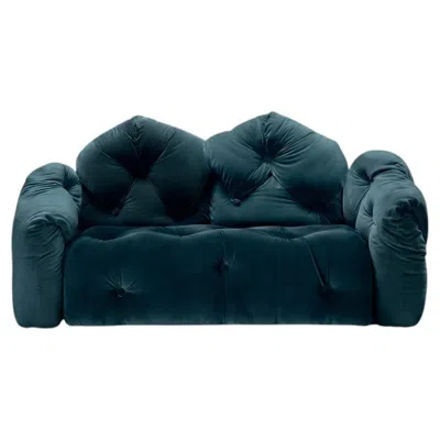 Pre-owned Gaetano Pesce For Meritalia "sof� Michetta 210" Italian Sculptural Sofa - Navy In Blue