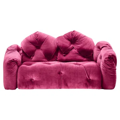 Pre-owned Gaetano Pesce For Meritalia "sof� Michetta 210" Italian Sculptural Sofa - Pink