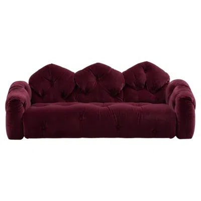 Pre-owned Gaetano Pesce For Meritalia "sof� Michetta 280" Italian Sculptural Sofa - Blush In Black