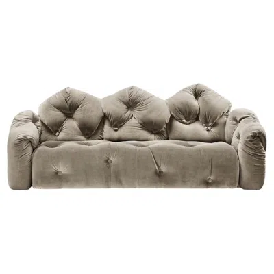Pre-owned Gaetano Pesce For Meritalia "sof� Michetta 280" Italian Sculptural Sofa - Sand In Brown