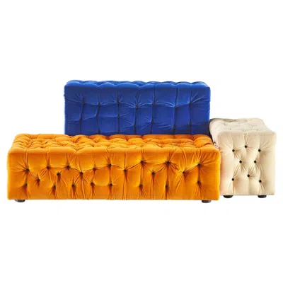 Pre-owned Gaetano Pesce La Michetta Composition 1 Sofa In Velvet By  In Orange
