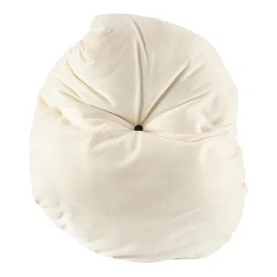 Pre-owned Gaetano Pesce La Michetta Pillow 50 In Velvet By  In Sand