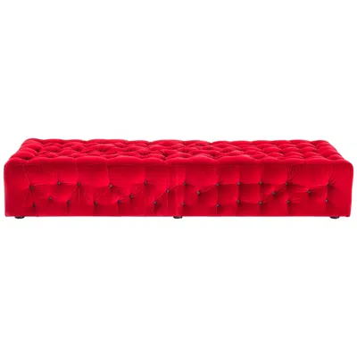 Pre-owned Gaetano Pesce La Michetta Seat 214 Velvet Seat In Red By