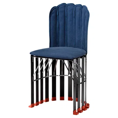 Pre-owned Gaetano Pesce La Pagnottina Blue Versatile Chair In Carbon Fiber By