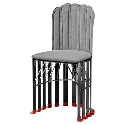 Pre-owned Gaetano Pesce La Pagnottina Grey Versatile Chair In Carbon Fiber By  In Gray