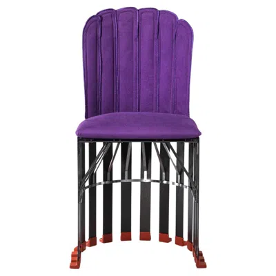 Pre-owned Gaetano Pesce La Pagnottina Purple Versatile Chair In Carbon Fiber By