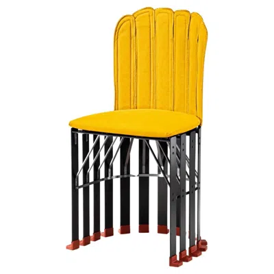 Pre-owned Gaetano Pesce La Pagnottina Yellow Versatile Chair In Carbon Fiber By