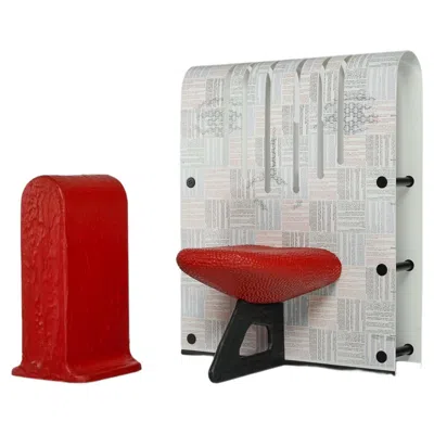 Pre-owned Gaetano Pesce La Smorfia Chair Meritalia, 2003 In Gray