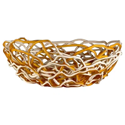 Pre-owned Gaetano Pesce Large Resin Bowl By  For Fish Design, 2012 In Brown