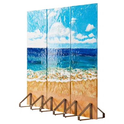 Pre-owned Gaetano Pesce Limited Edition Paravento Risacca Room Divider By Cassina In Sand