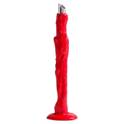 Pre-owned Gaetano Pesce Meritalia Edizioni Del Pesce Candelabre Candleholder In Red By
