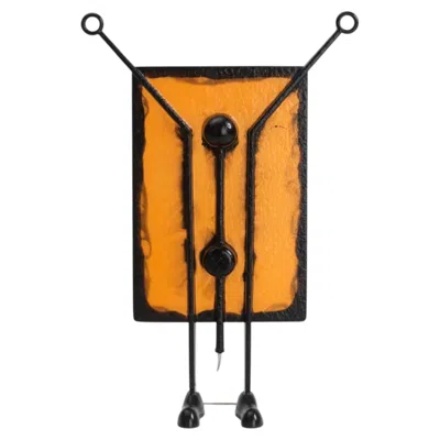 Pre-owned Gaetano Pesce Meritalia Edizioni Del Pesce Salvatore Table Lamp By  In Orange