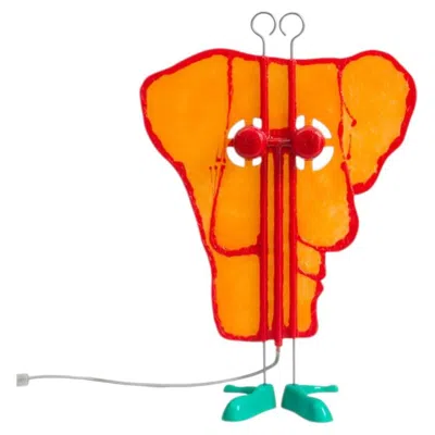 Pre-owned Gaetano Pesce Meritalia Friend Sculptural Table Lamp By  Limited Edition Handmade In Orange