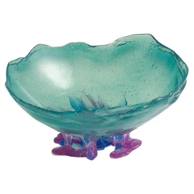 Pre-owned Gaetano Pesce Meritalia Half Ball, Small / Green, Light Blue And Pink By