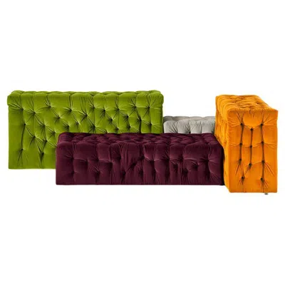 Pre-owned Gaetano Pesce Meritalia La Michetta Composition 3 Sofa By  In Brown