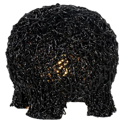 Pre-owned Gaetano Pesce Meritalia Moss Lamp / Black By  In Green