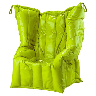 Pre-owned Gaetano Pesce Meritalia Shadow Green Armchair Padded With Polyurethane Foam By