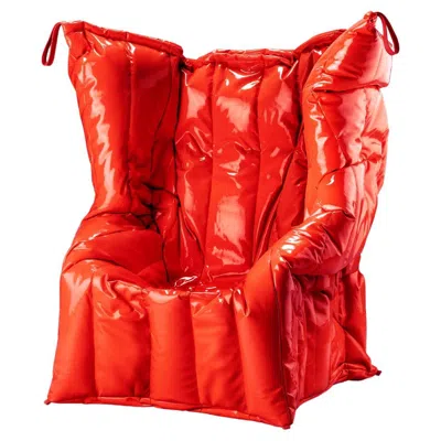 Pre-owned Gaetano Pesce Meritalia Shadow Red Armchair Padded With Polyurethane Foam By