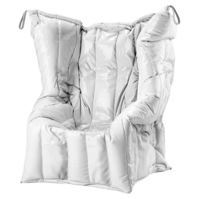 Pre-owned Gaetano Pesce Meritalia Shadow White Armchair Padded In Soft Polyurethane Foam,