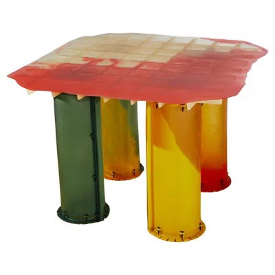 Pre-owned Gaetano Pesce Nobody's Perfect Table, , Zerodisegno, 2003 In Brown
