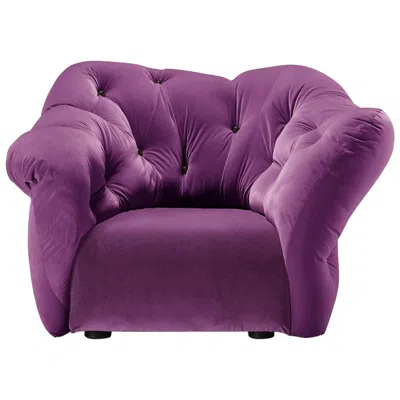 Pre-owned Gaetano Pesce Nubola 133 Velvet Sofa In Purple By