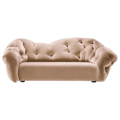 Pre-owned Gaetano Pesce Nubola 238 Velvet Sofa In Hazelnut By  In Brown