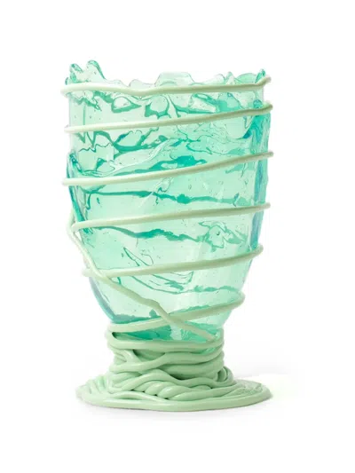 Gaetano Pesce Pompitu Ii Irregular-trim Vase X Browns Exclusive In Green