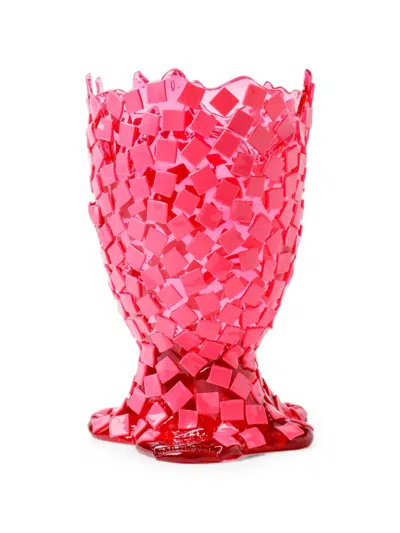 Gaetano Pesce Rock Mosaic Irregular-edge Vase X Browns Exclusive In Pink