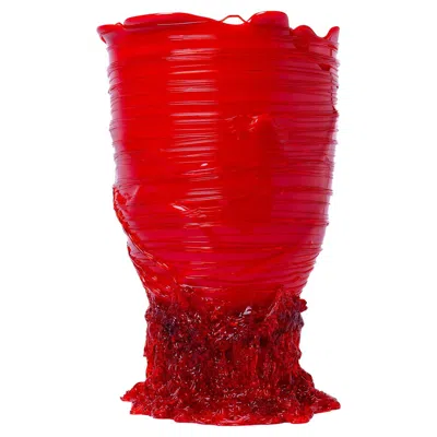 Pre-owned Gaetano Pesce Spaghetti Vase L Soft Resin Red