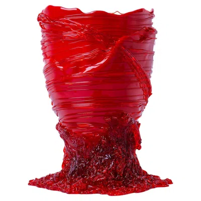 Pre-owned Gaetano Pesce Spaghetti Vase M Resin Red