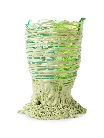 Gaetano Pesce Spaghetti Wavy-trim Vase X Browns Exclusive In Green