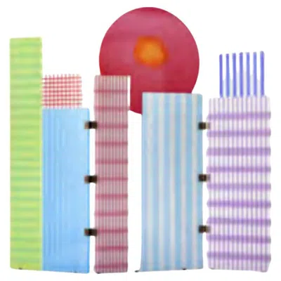 Pre-owned Gaetano Pesce Tramonto A New York Screen For Cassina In Gray