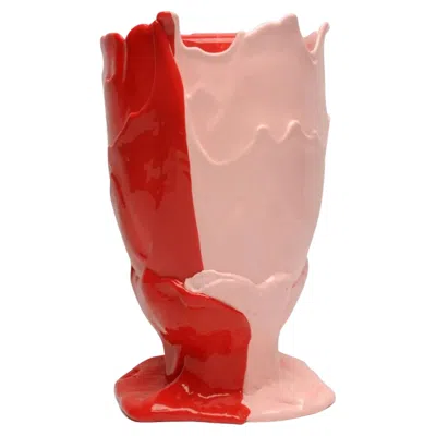 Pre-owned Gaetano Pesce Twins C Vase (large), Matte Pastel Pink And Coral Red By