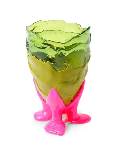 Gaetano Pesce Two-tone Medium Vase In Green