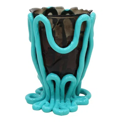 Pre-owned Gaetano Pesce Vase Mod. Indian Summer Designed By , Italy In Blue