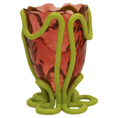 Pre-owned Gaetano Pesce Vase Mod. Indian Summer Designed By , Italy In Brown